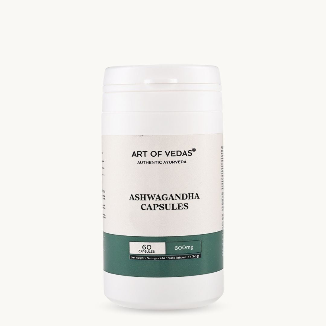 Art of Vedas Ashwagandha Capsules - Ayurvedic Herbal Supplement for Energy and Wellness
