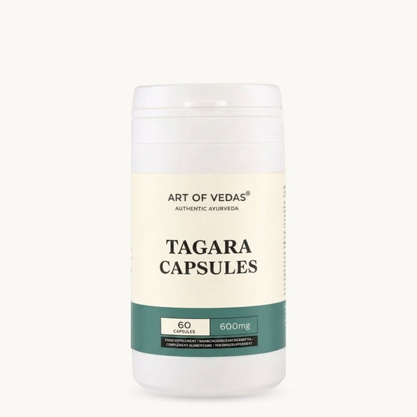 Art of Vedas, Tagara Capsules, ayurvedisches Nahrungsergänzungsmittel