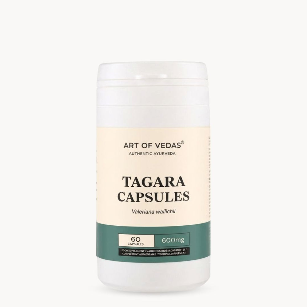 Art of Vedas, Tagara Kapseln, ayurvedisches Nahrungsergänzungsmittel