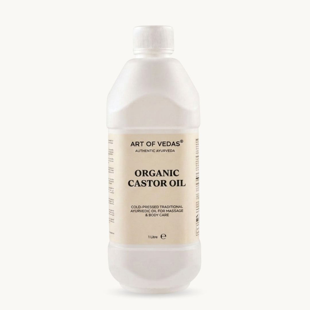 Art of Vedas, Bio-Rizinusöl, 1 liter, klassische ayurvedische Zubereitung