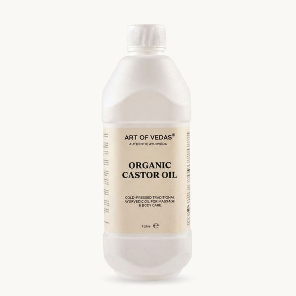 Art of Vedas Bio-Rizinusöl, 1 Liter, reines Öl