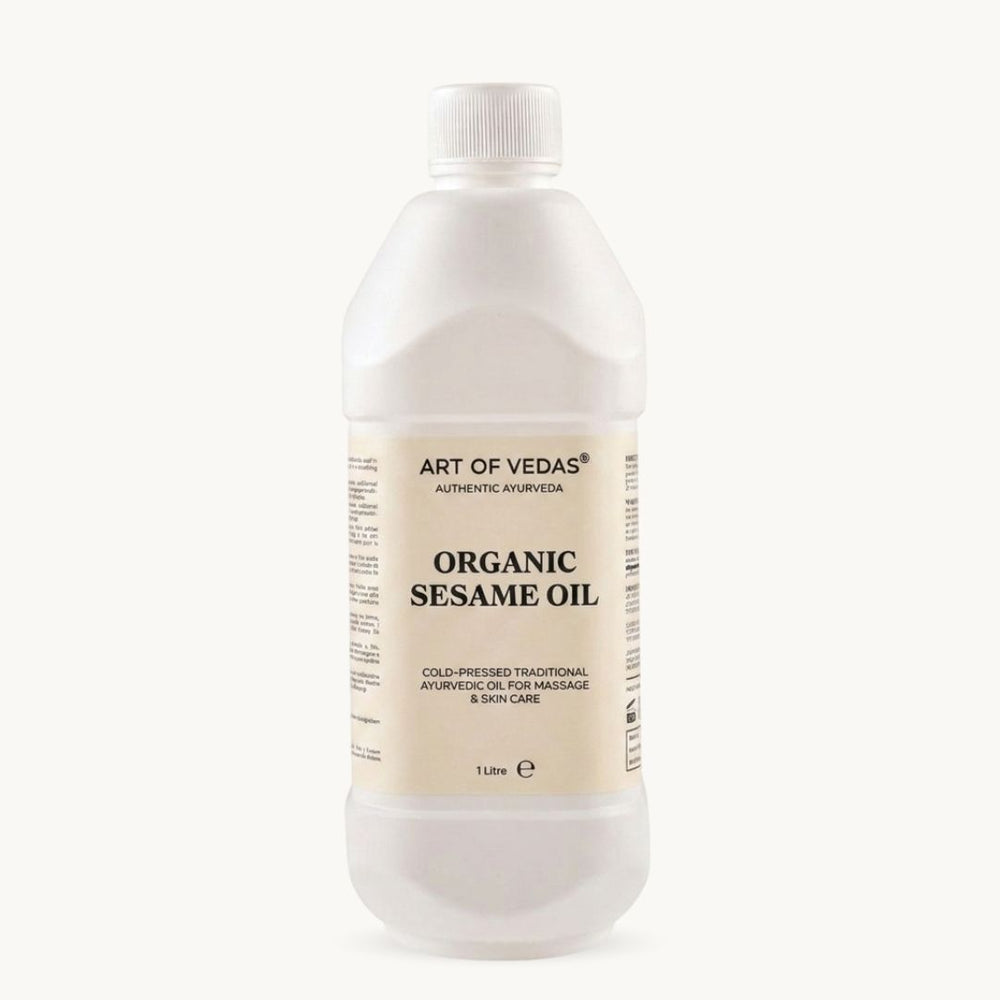 Art of Vedas, Bio-Sesamöl, 1 Liter, klassische ayurvedische Zubereitung